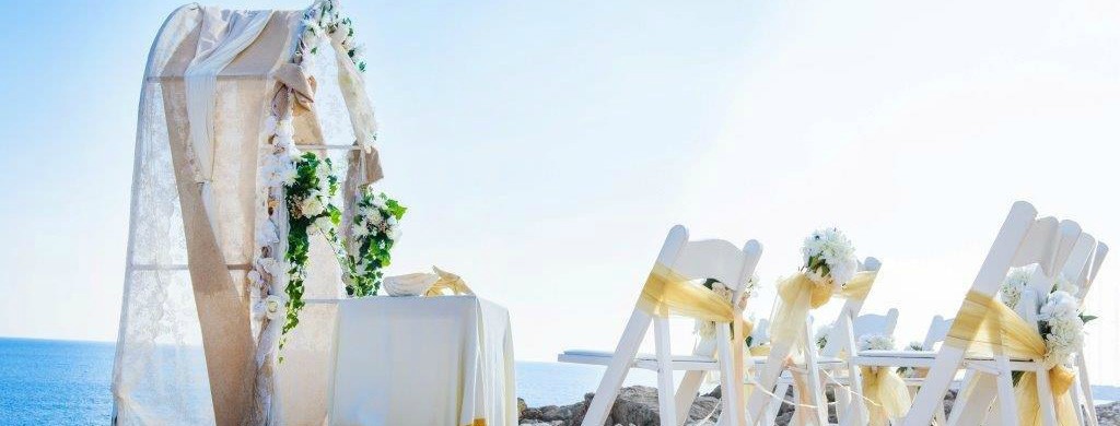 Book your wedding day in Ayii Anargyroi - Blue Lagoon Venue 